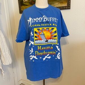 Jimmy Buffett Havana Daydreamin' Graphic Tee - Blue